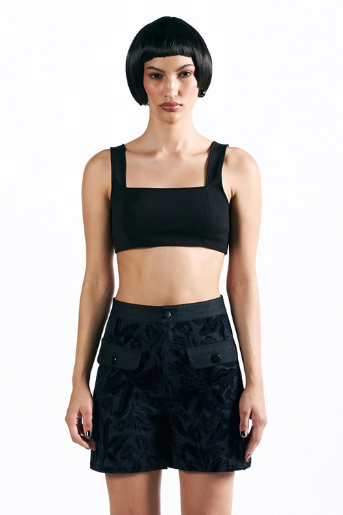 Velvet Blossom Shorts