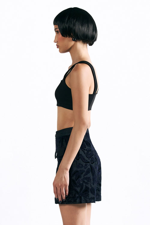 Velvet Blossom Shorts