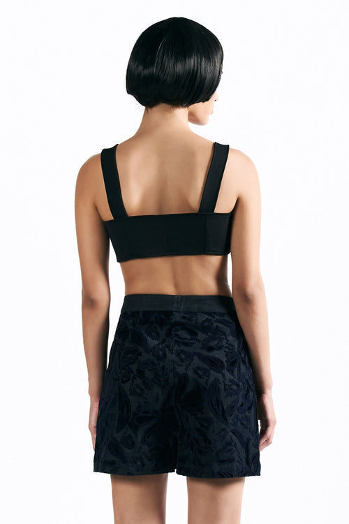 Velvet Blossom Shorts