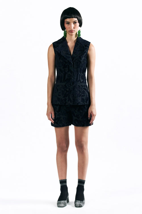 Velvet Blossom Waistcoat
