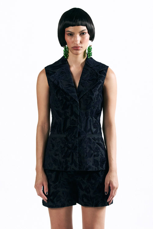 Velvet Blossom Waistcoat