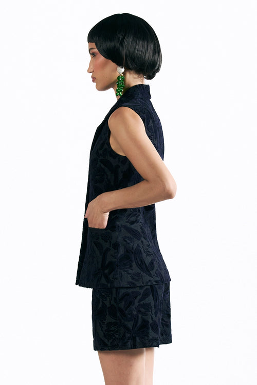 Velvet Blossom Waistcoat