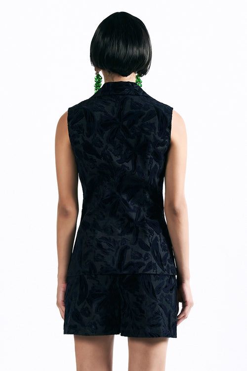 Velvet Blossom Waistcoat