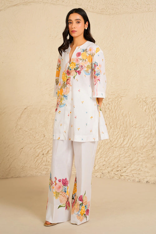 Gardenia Kurta Shirt Co-ord Set