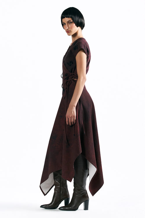 Merlot Muse Handkerchief Skirt