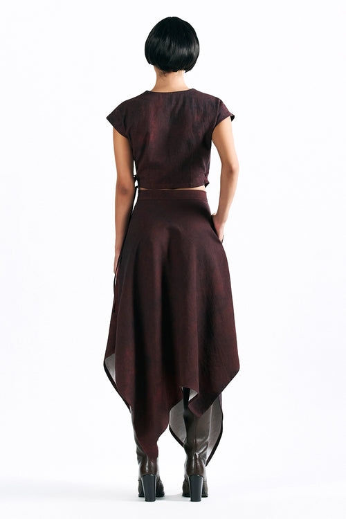Merlot Muse Wrap Top