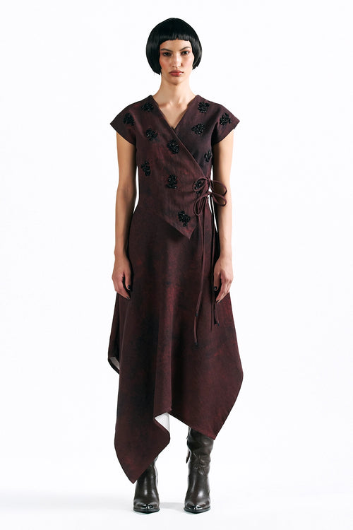 Merlot Muse Wrap Top