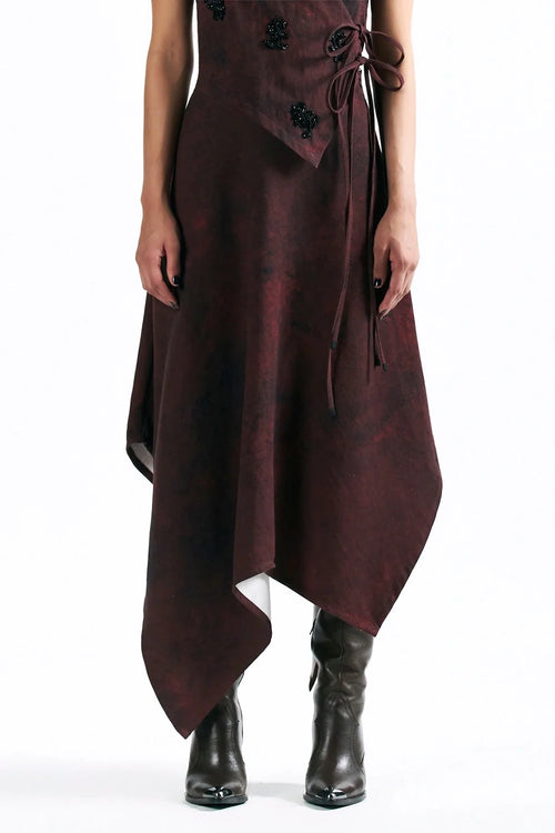Merlot Muse Handkerchief Skirt