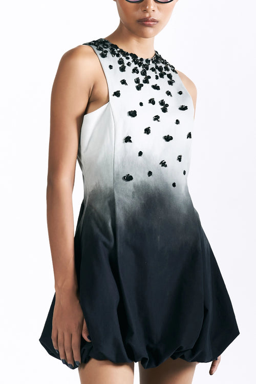 Midnight Wash Balloon Dress
