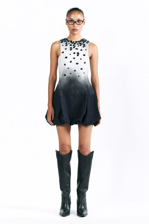 Midnight Wash Balloon Dress