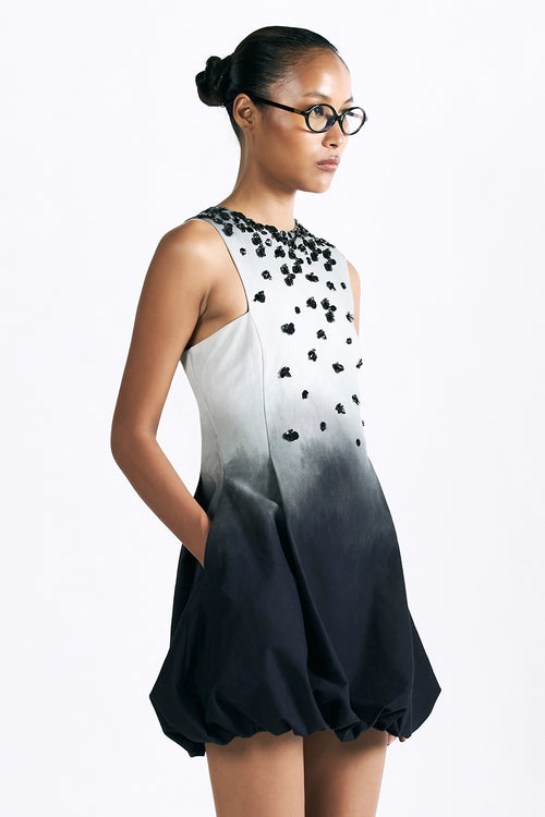 Midnight Wash Balloon Dress