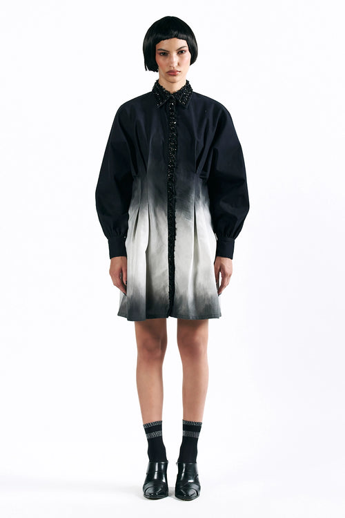 Midnight Wash Kimono Dress