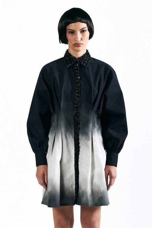 Midnight Wash Kimono Dress