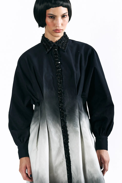 Midnight Wash Kimono Dress