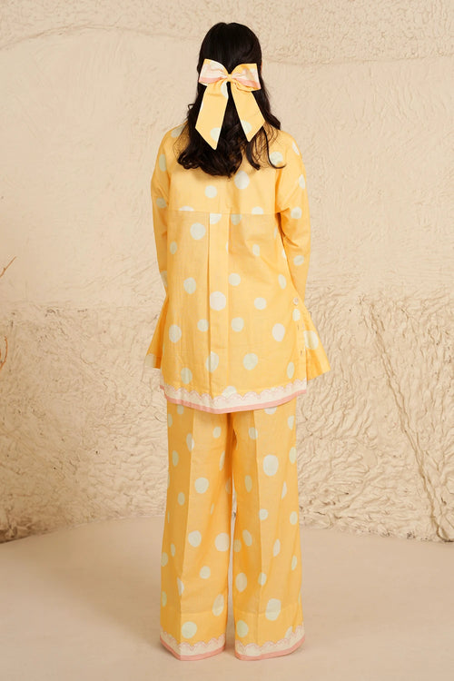 Marigold Shirt Tunic Set