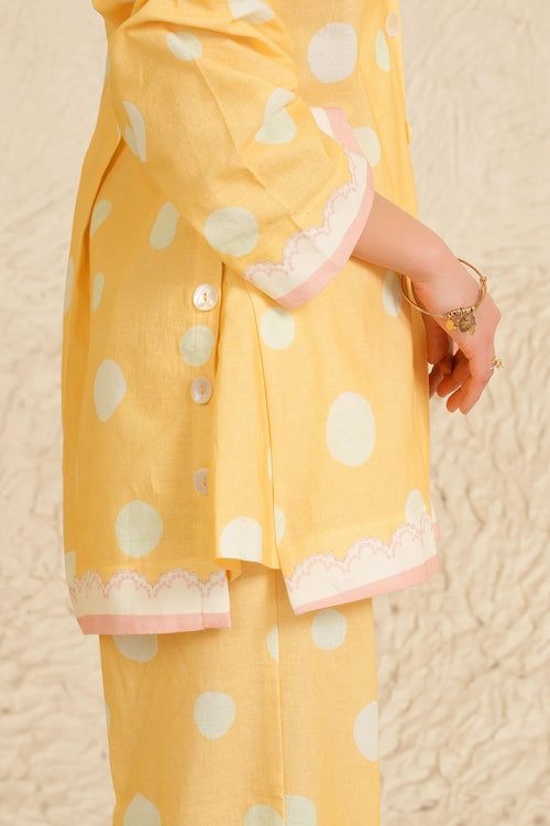 Marigold Shirt Tunic Set