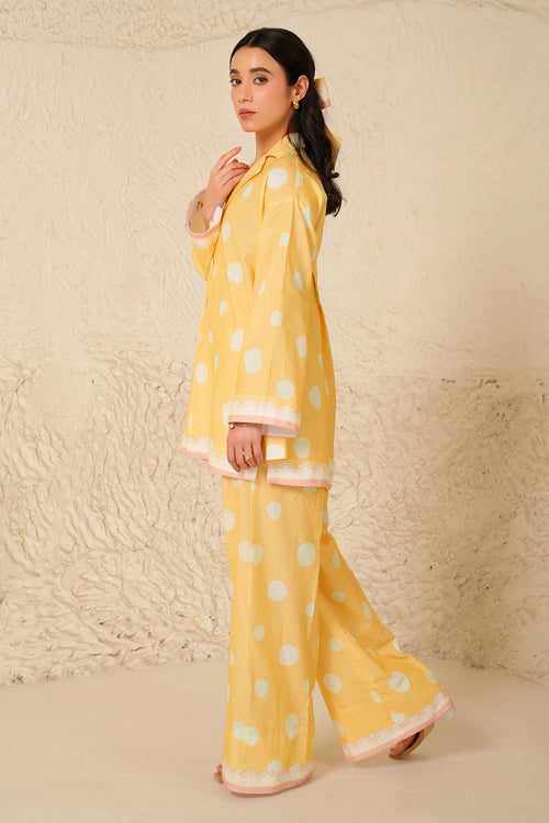 Marigold Shirt Tunic Set