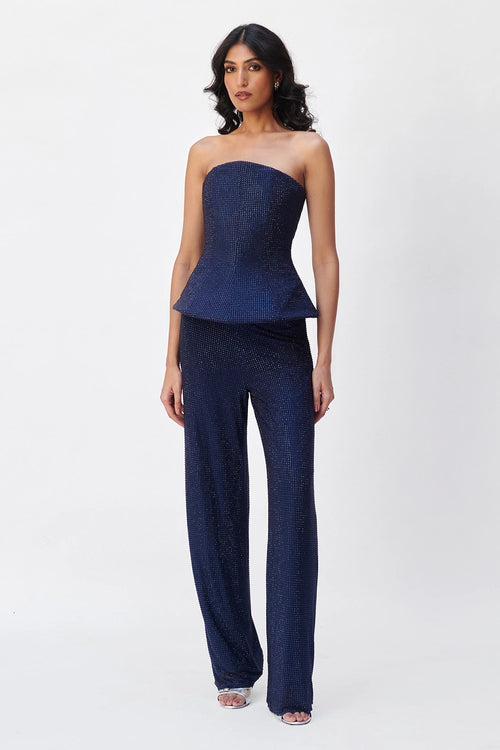 Blue Murti Set With Pants