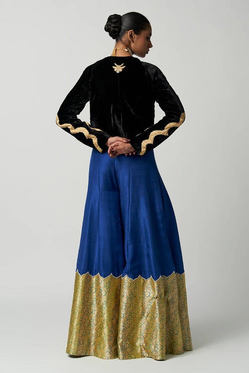 Shahi Mehrab Velvet Jacket
