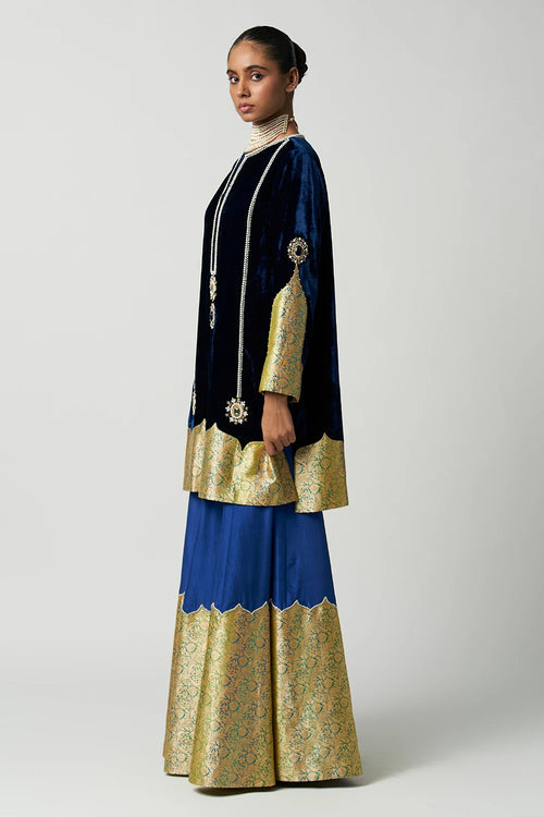 Sapphire Amara Velvet Kurta