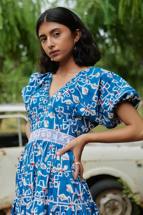 Barbecue Day Desert Bluebell Dress