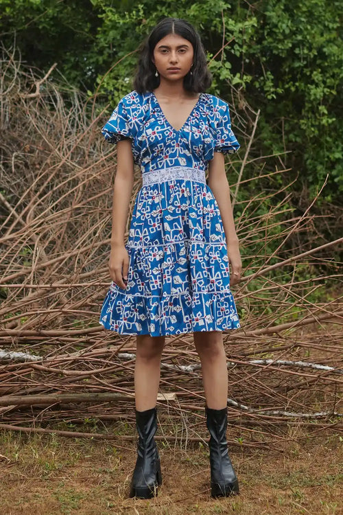 Barbecue Day Desert Bluebell Dress