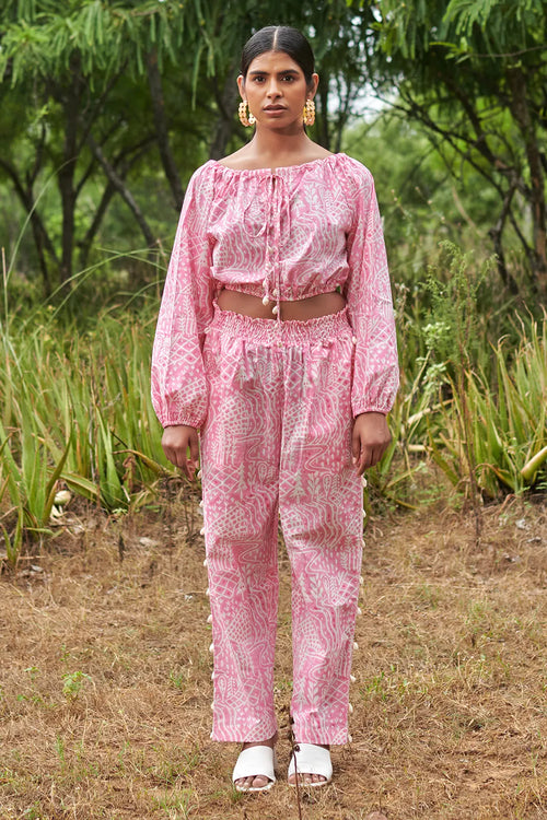 Meadow Smocked Trousers