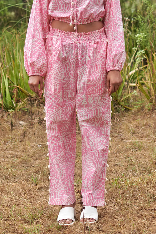 Meadow Smocked Trousers