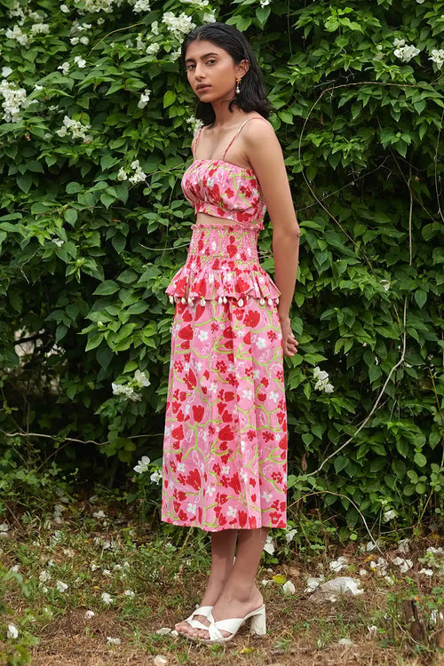 Le Blush Fleur Sundowner Co-ord Set