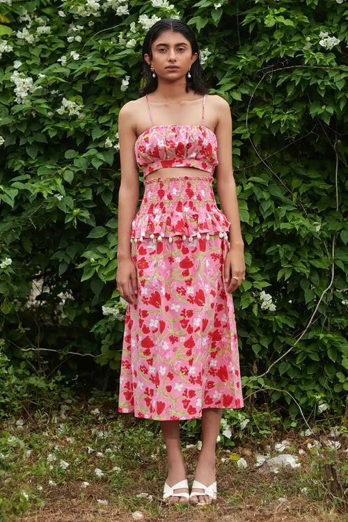 Le Blush Fleur Sundowner Co-ord Set