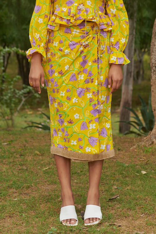 Hawaiin Wrap Tie Skirt