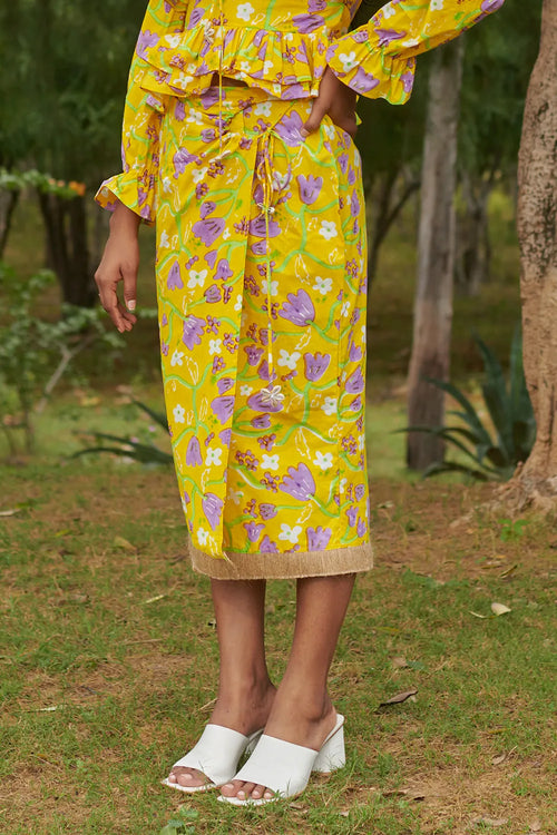 Hawaiin Wrap Tie Skirt