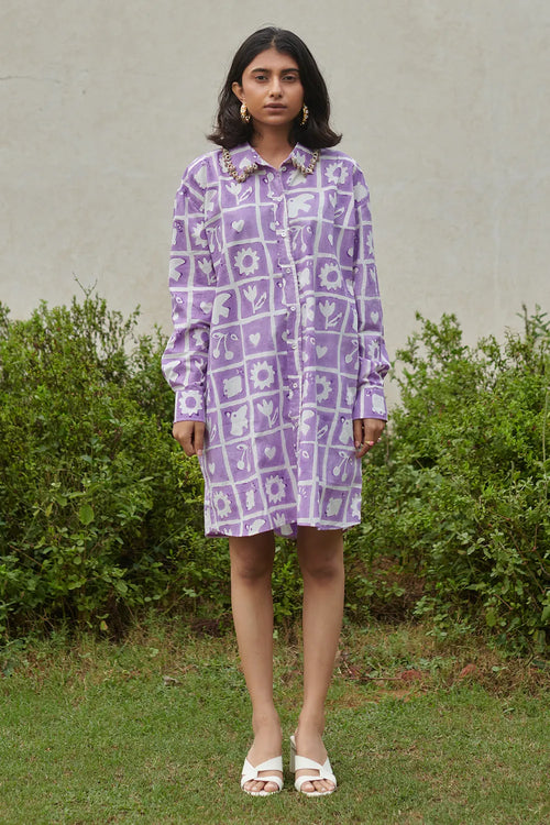 Hakuna Matata Oversized Shirt Dress