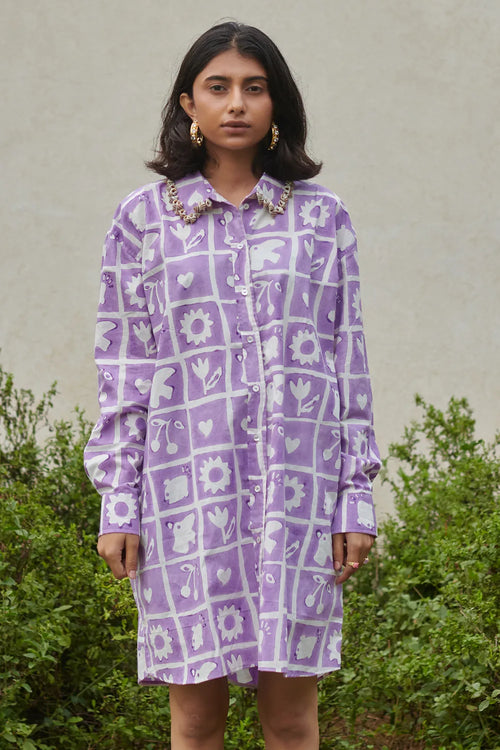 Hakuna Matata Oversized Shirt Dress