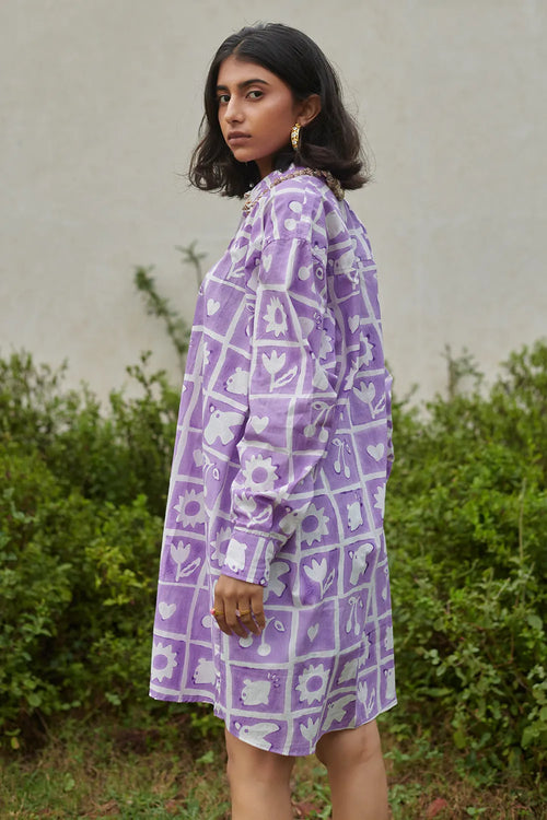 Hakuna Matata Oversized Shirt Dress