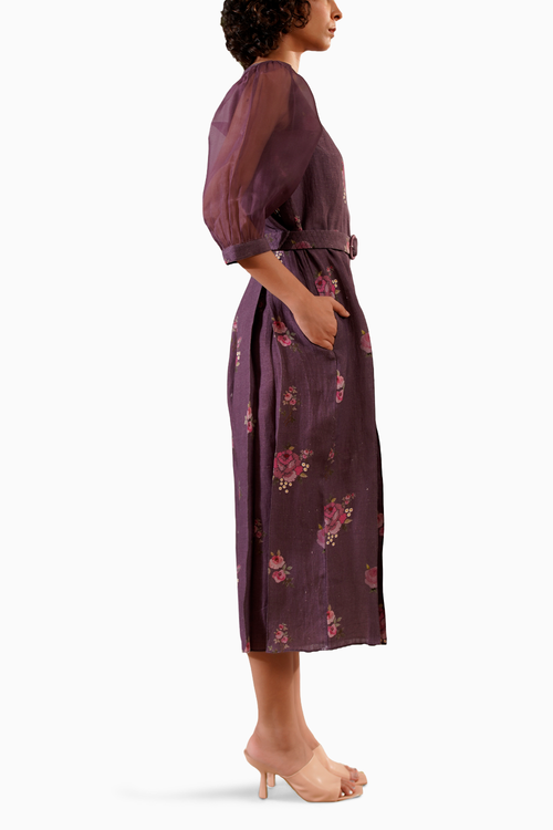 Lavender Scarlett Digital Print Jumpsuit