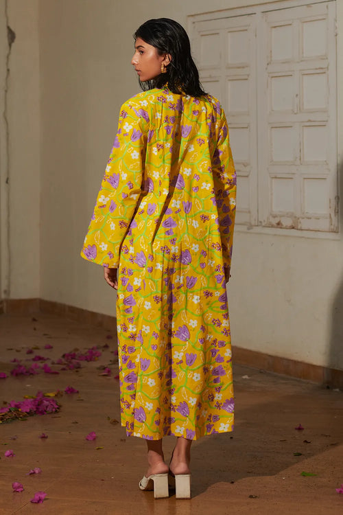 Madeleine Lemon Fleur Dress