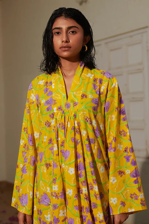 Madeleine Lemon Fleur Dress