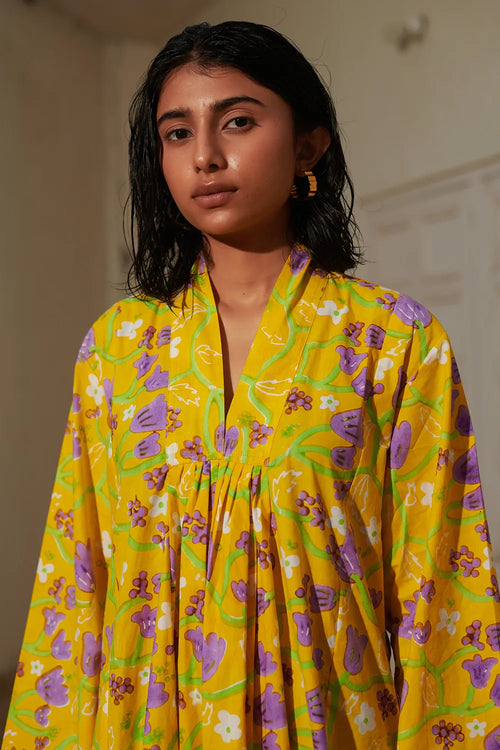 Madeleine Lemon Fleur Dress