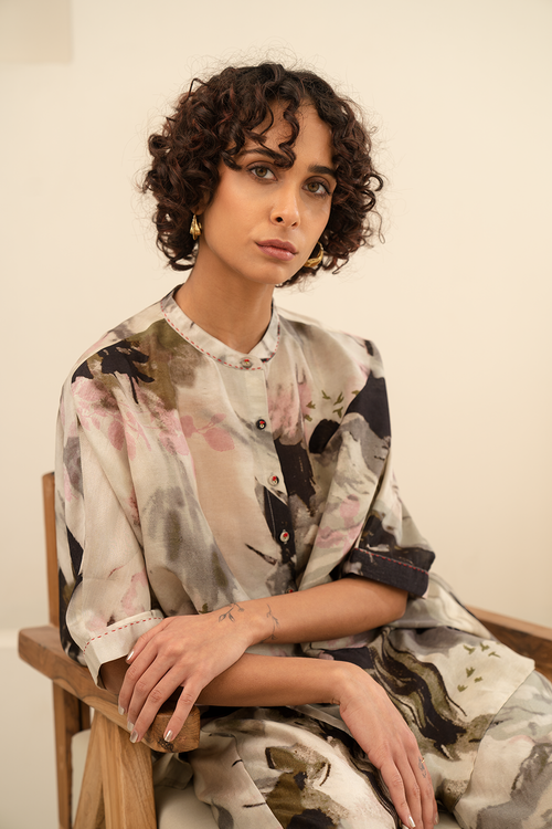 Scattered Petals Print Coord Set