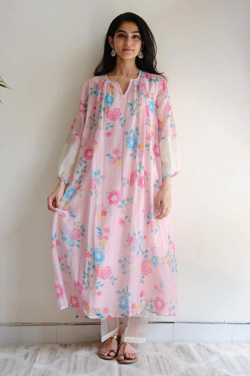 Blush Florette Kurta Set
