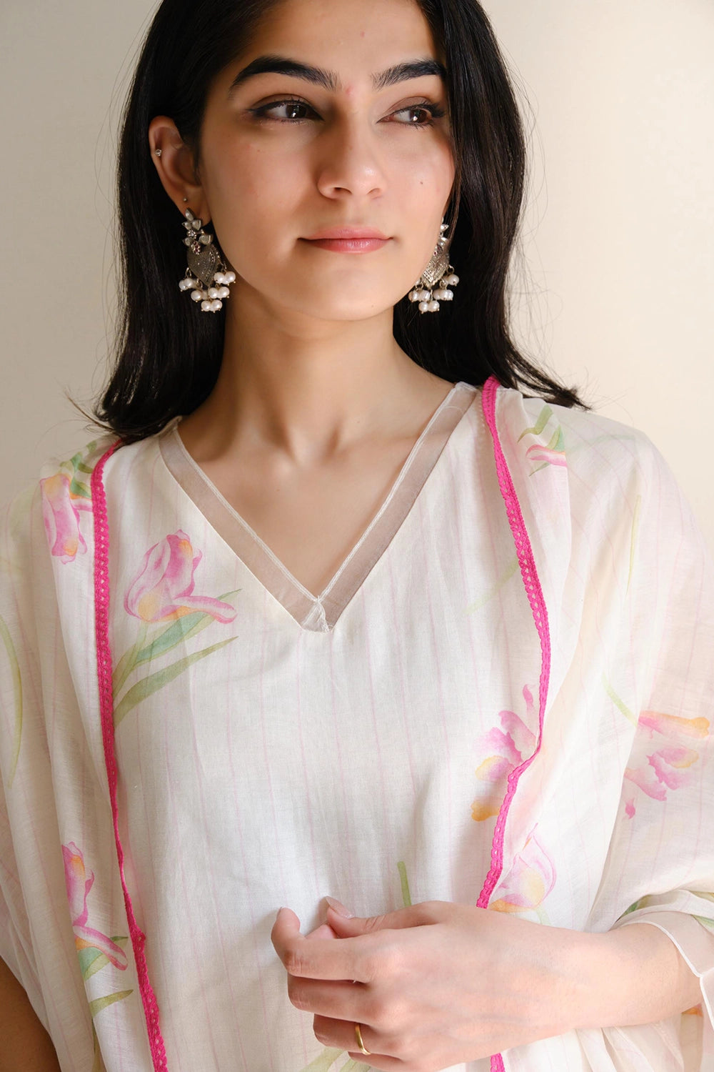 Ivory Tulip Kurta Set