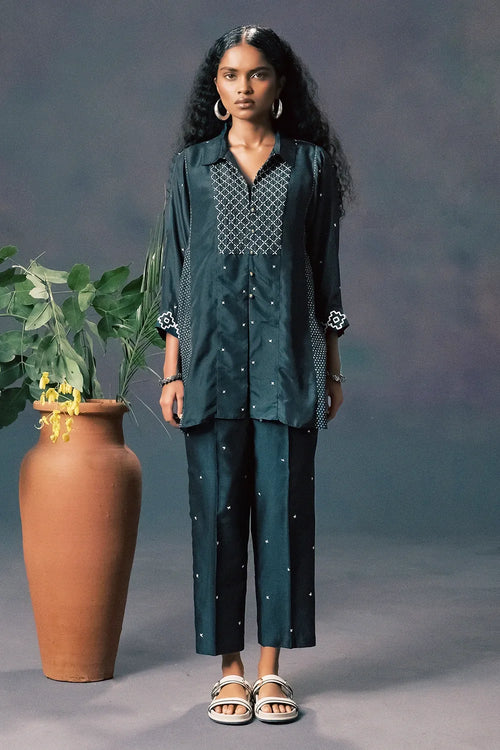 Indigo Printed Co-ord Set