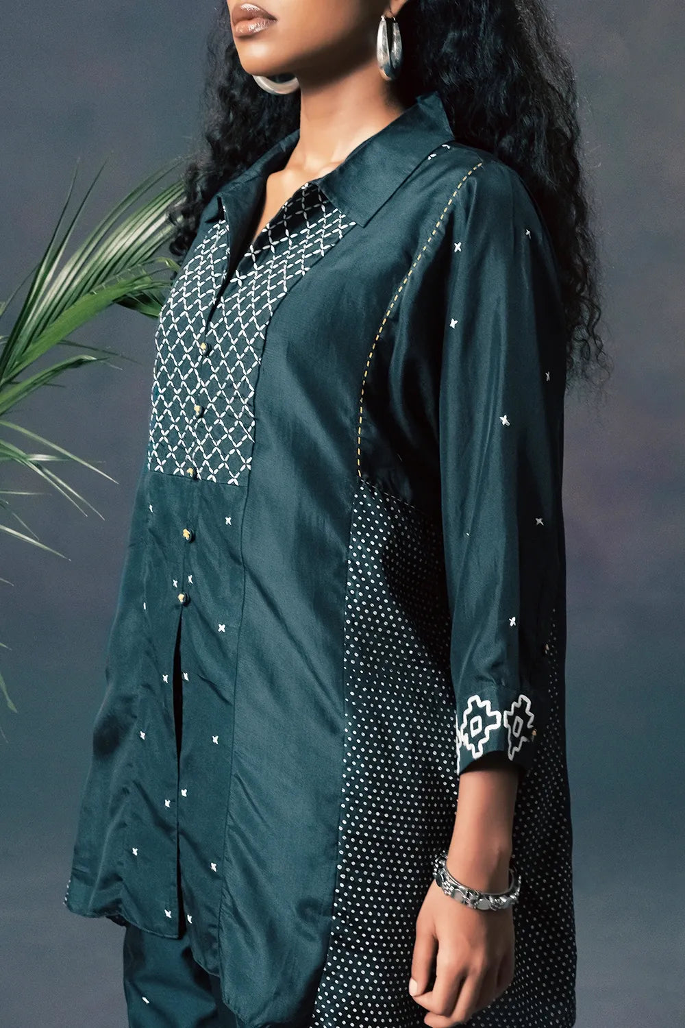 Indigo Printed Co-ord Set