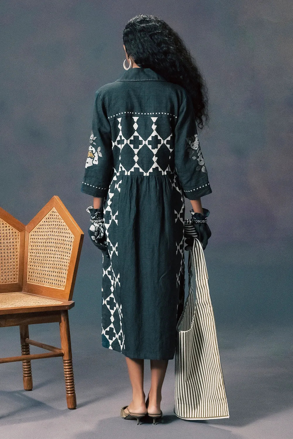 Indigo Shirt Dress