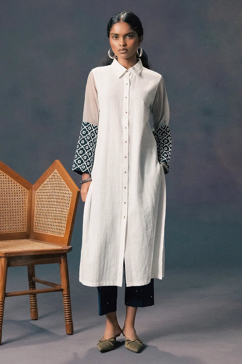 Indigo Ivory Co-ord Set