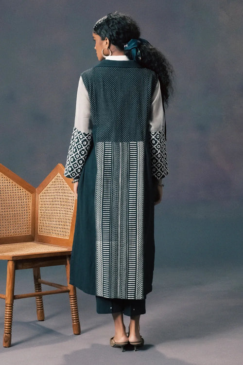 Indigo Ivory Co-ord Set