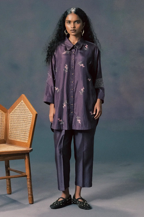 Lavendar Rose Print Co-ord Set