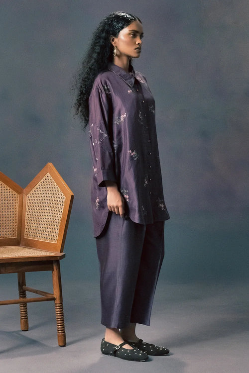 Lavendar Rose Print Co-ord Set