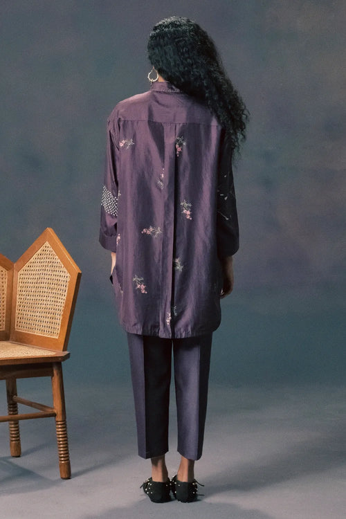 Lavendar Rose Print Co-ord Set